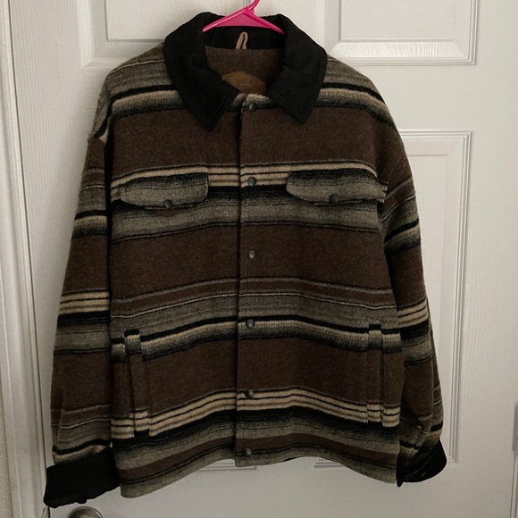 Woolrich Other - Vintage woolrich wool men blanket jacket